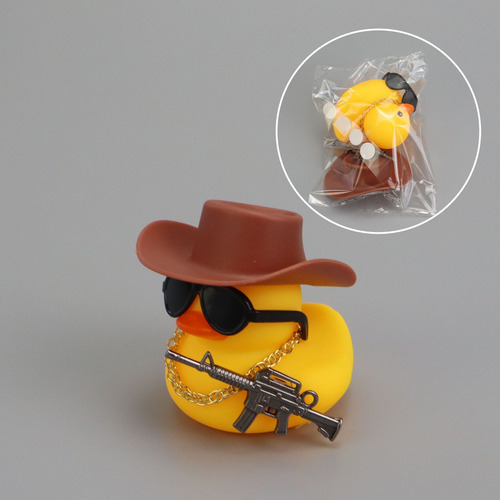 Decoración De Coche De Juguete Con Forma De Pato Vaquero Con