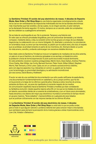 Imagen 2 de 2 de Libro: La Santísima Trinidad: El Sonido Del Pop Electrónico