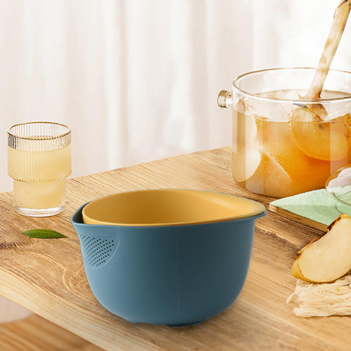 Cesta Para Lavar Verduras, Colador De Alimentos De Doble