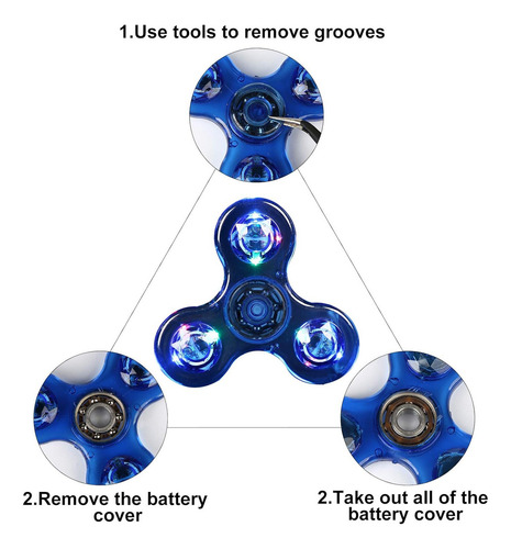 Los Fidget Spinners Led De Scione, Iluminan Los Juguetes Sen