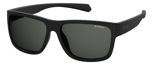 Gafas de sol Polaroid Pld 7025/S 58, negras, polarizadas