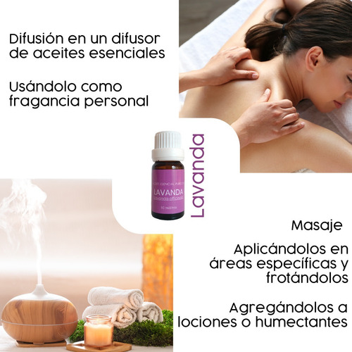 Imagen 3 de 7 de Aceite Esencial Lavanda 10 Ml Aceites Esenciales