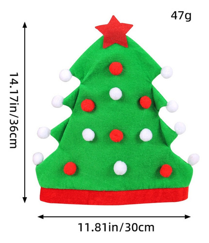 2x Sombrero De Árbol De Navidad Sombrero De Elfo De Fiesta