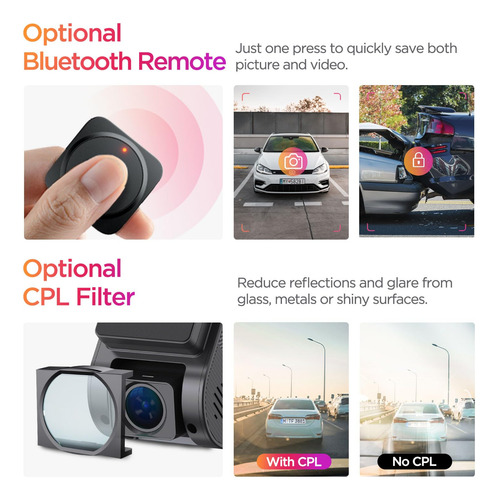 Dash Cam Viofo A119 Mini 2 Starvis 2 Sensor 2k 60fps Car