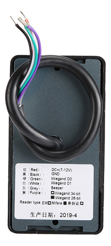Yfyf Lector De Tarjetas Id/ic Gris, Control De Acceso Rfid