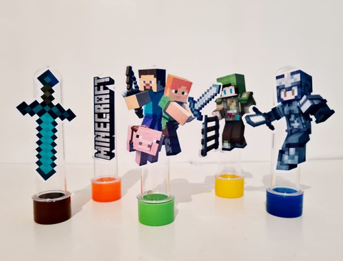 Kit Festa Lembrancinha Minecraft 73 Itens