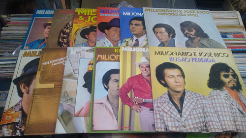 Lp Vinil - Milionário E Jose Rico - 12 Discos