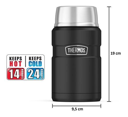 Termo Para Alimentos Thermos Acero Inox Boca Ancha De 0,71 L