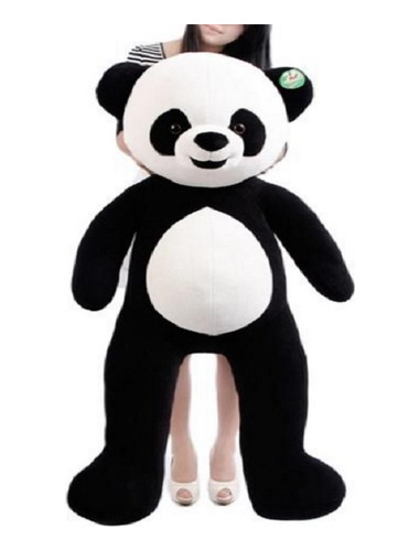 Urso Panda De Pelúcia Grande 1,20 Mts 120cm Natal Ano Novo