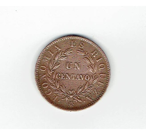Moneda De Chile, 1 Centavo, Década De 1850.  Jp