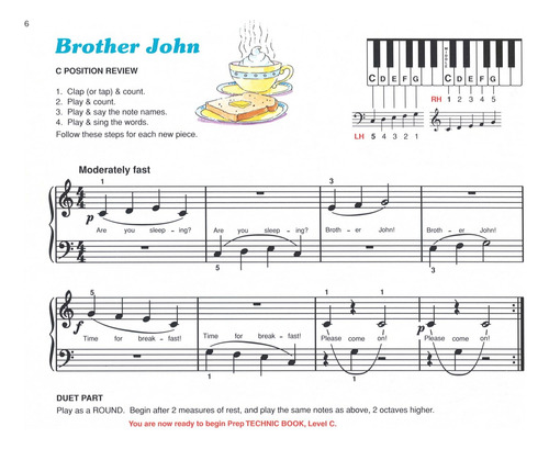 Alfred's Basic Piano Library Prep Course Lesson Book Level C
