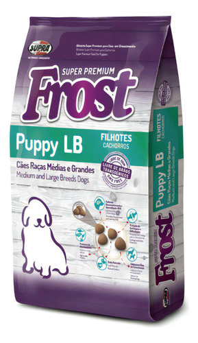 Comida Frost Cachorro Razas Grandes  15 + 2 kg