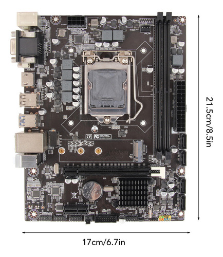 La Placa Base Mainborard H310 Lga 1151 Es Compatible Con 8º