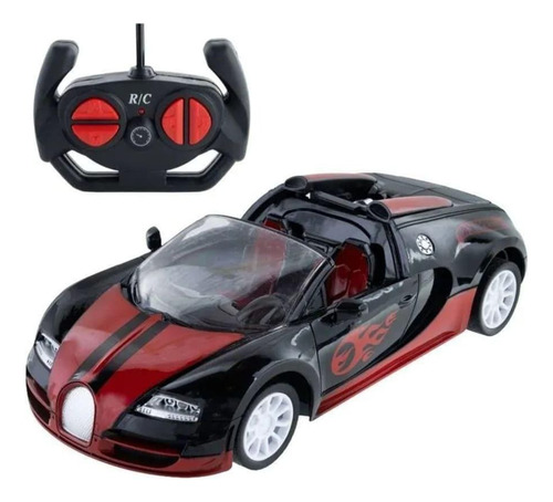 Carro Controle Remoto Hot Wheels 7 Funçoes Candide 4511 Cor Vermelho