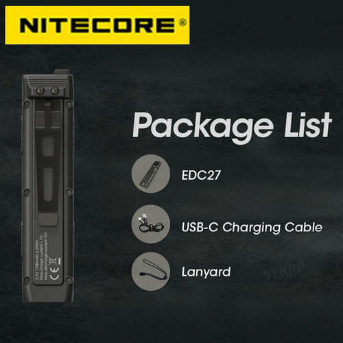 Para Edc Nitecore Edc27 3000 Lúmenes/linterna Y