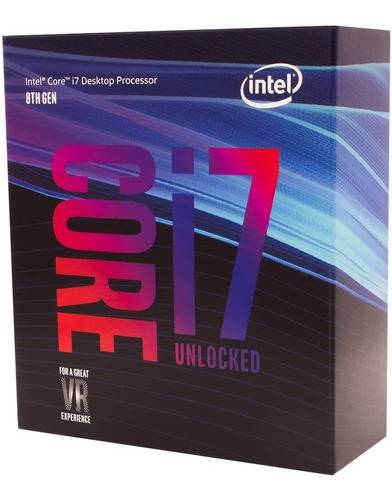 Procesador Intel 1151 Core I7 8700k 3.7 Ghz S/cooler
