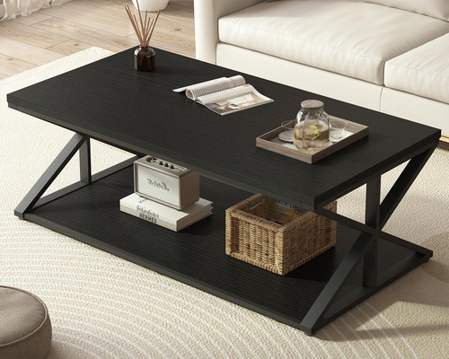 Launica Mesa De Centro Moderna Con Almacenamiento Mesa De