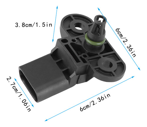 Sensor Presion Absoluta Map V.w. Jetta 2.0l L4 2014-2016