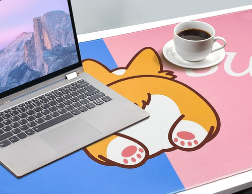Grande Con Bordes Cosidos Mouse Pad (90 × 40 Cm) Alfombrilla