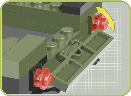 Veículo Militar All-terrain Blindado Otan Humvee 255 Pç Cobi