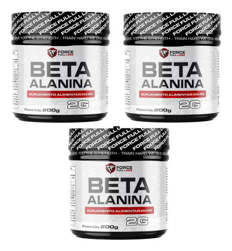 Beta Alanina 600g - 100% Pura -forcefull Labz Sabor Natural