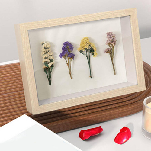 Caja De Sombra Con Marco De Fotos, Vitrina Decorativa Madera