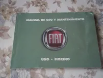 Comprar Manual De Uso Y Mantenimiento 2012 - Fiat Uno Y Fiorino