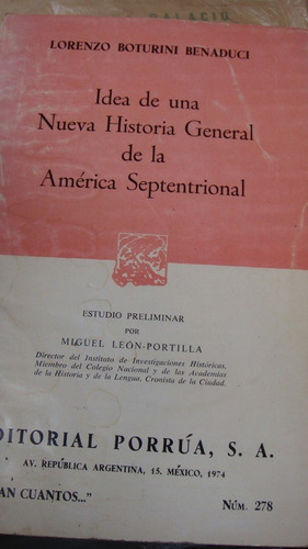 Idea De Una Nueva Historia General De La América Septentrion