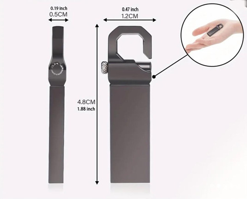 Pendrive Metálicos Gris 64gb