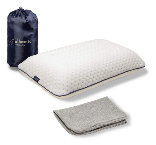 Alkamto Cmoda Almohada De Espuma Viscoelstica Con Funda De A