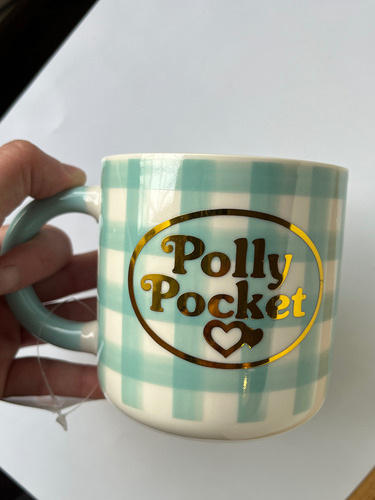 Tazón De Cerámica Polly Pocket Agua Verde Agua