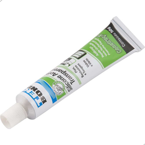 Tubo de construcción de silicona acética antifúngica Tekbond, 50 g