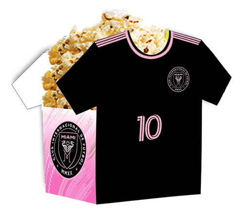 Kit Imprimible Inter Miami Negra Caja Camiseta Editable