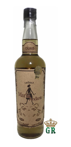 Cachaça Maria Andante Carvalho 700ml/pinga, Aguardente, Top.