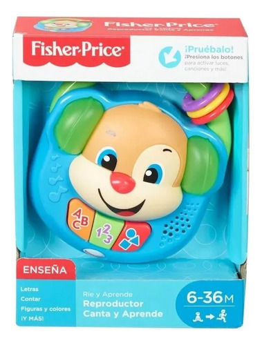 Fisher Price Reproductor Canta Y Aprende Didáctico Fpv23 Pg