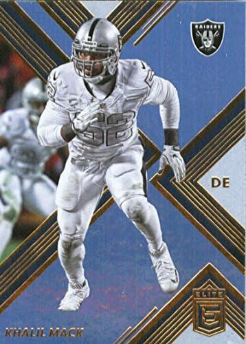 Tarjeta De Fútbol Americano Donruss Elite 80 Khalil Mack Oak