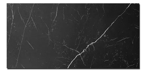 Porcelanto Spl Negro Marquina Satinado 80x160 Rectif. 2° Cal