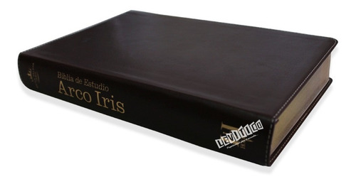 Imagen 3 de 4 de Biblia De Estudio Arcoiris Rv1960 Chocolate Sími Piel Indice