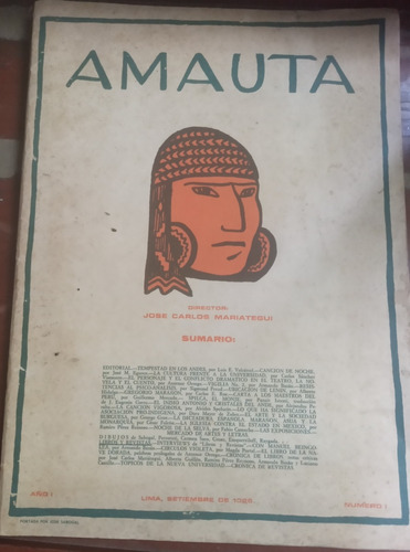  Revista Amauta N° 1 - Jose Carlos Mariategui