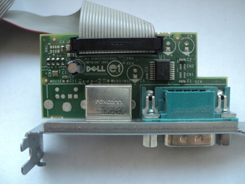 Bracket Conector Puerto Serie Serial Com Db9 + Ps2 Dell Opti
