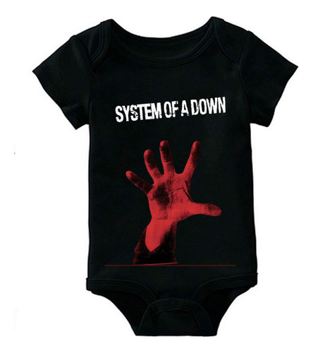Body Bebê Infantil Algodão System Of A Down As Rock Banda M1