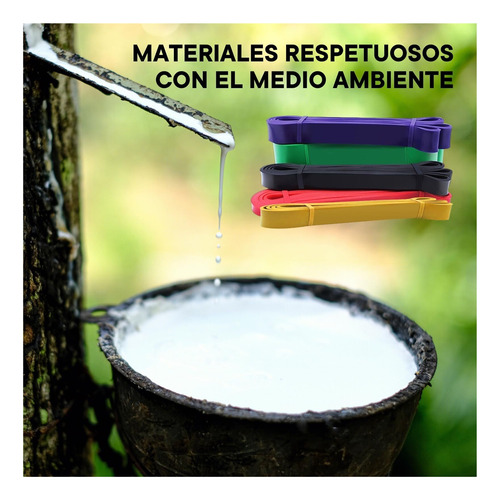 5pcs Banda Elástica Deportiva For Ejercicio En Casa O