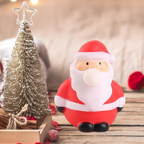 3 Juguete Relajante De Burbujas Para Escupir De Papa Noel
