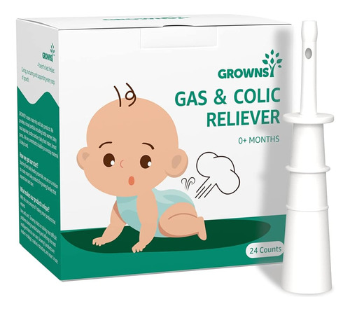 Grownsy Alivio De Gases Y Cólicos Para Bebés, 24pcs Alivio N