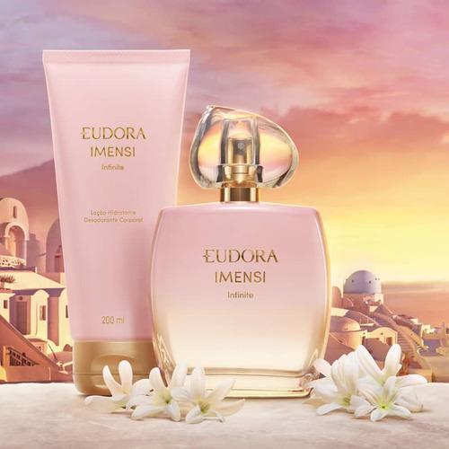 Imensi Infinite: Colônia 100ml + Loção Corporal 200ml Eudora Perfume Feminino Paramulher Presente Em Volume Da Unidade 100 Ml