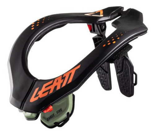 Protetor De Pescoço Leatt Brace 3.5 Verde Laranja Cor Verde/Laranja Tamanho L-XL