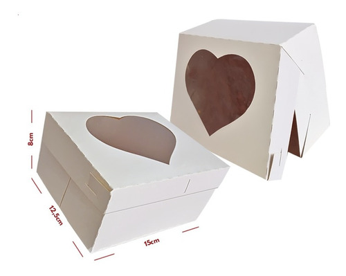 Caja 3 Postres Blanca Acetato