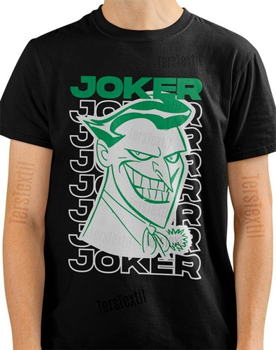 Polera Joker Style Batman Hombre Niño Moda Juvenil