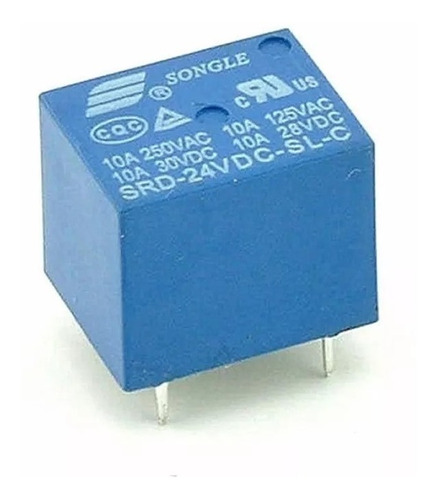 Relevador Relay Rele De 24v 10a Songle 5 Pines 5pzs Mv