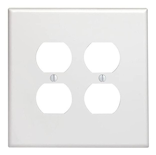 Leviton 88116 001-000 2 Receptáculo Dúplex Placa De Pared De